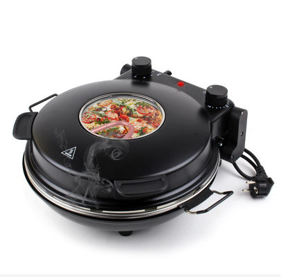 Fabbrica di Ningbo 12 pollici Non-Stick Calzone Maker forno per pizza in Red Home Usare Fast FunElectric Multi Pizza Maker