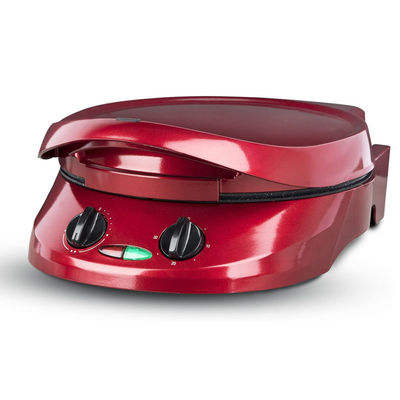 Fabbrica di Ningbo 12 pollici Non-Stick Calzone Maker forno per pizza in Red Home Usare Fast FunElectric Multi Pizza Maker