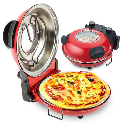 Prezzo diretto di fabbrica 12 pollici Non-Stick Calzone Maker forno per pizza in casa rossa Usare Fast FunElectric Multi Pizza Maker