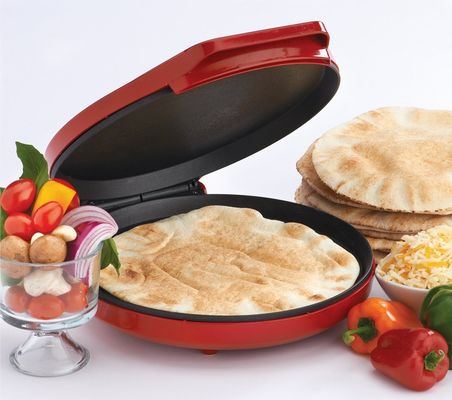 Anbolife 12&quot; pizza maker elettrica 1400w multi-funzione elettrica Mini pizza maker pizza making machine
