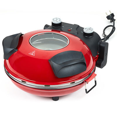 Pizzeria elettrica Anbolife 1400w mini-pizzerista multifunzione e macchina portatile per la pizza elettrica