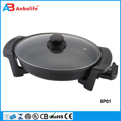 Scaldaia elettrica di Culina 18/10 in acciaio inossidabile, interno antiaderente, con coperchio di vetro 12 pollici Ptfe rotondo senza pfoa Cassaforte del lavastoviglie