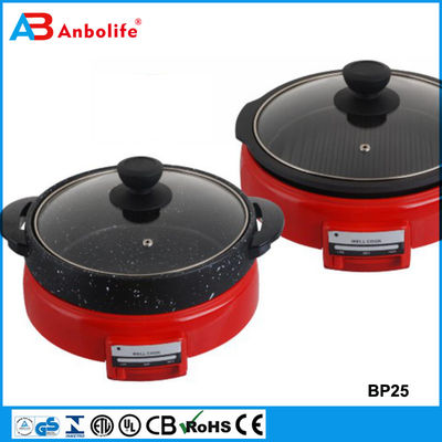 Grill and Griddle padella elettrica antiaderente per pizza Pancake Padella per frittura