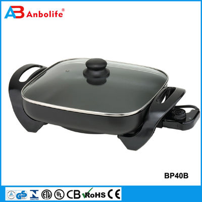 Grill and Griddle padella elettrica antiaderente per pizza Pancake Padella per frittura