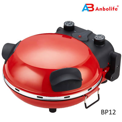nuovo design non-stick rivestimento pentola da pizza in ghisa con pentola da pizza rotonda multifunzione colorata in acciaio inossidabile