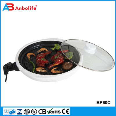 Anbo antiaderente rotonda padella elettrica/padella elettrica per pizza in alluminio per elettrodomestici