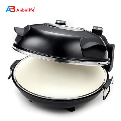 Anbo in alluminio pentola portatile antiaderente per la pizza di migliore qualità foglio da forno per la cottura con trasportatore elettrico rotondo multifunzionale
