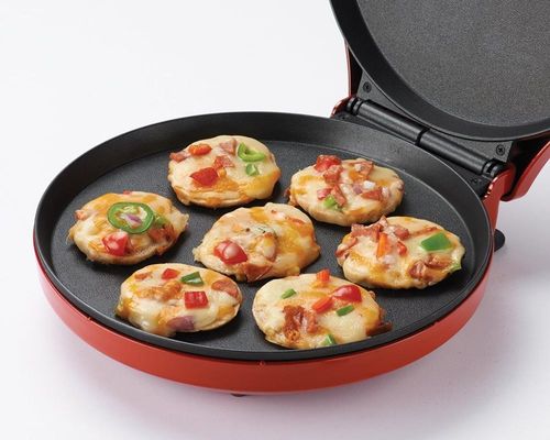 Nuova macchina elettrica per la pizzeria portatile di alta qualità multifunzione forno sandwich elettrico per pizza / padella per pizza