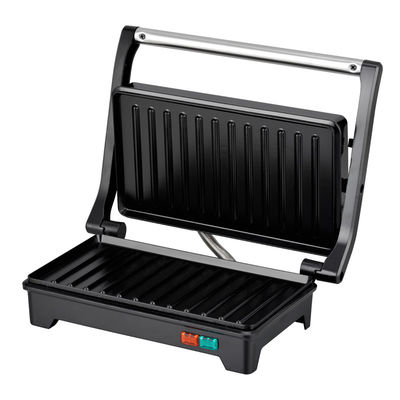 Griglia elettrica in acciaio inossidabile sandwich press panini grill con dispositivo inclinato