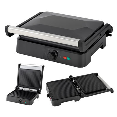 Griglia elettrica in acciaio inossidabile sandwich press panini grill con dispositivo inclinato