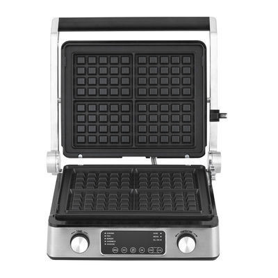 Griglia elettrica in acciaio inossidabile sandwich press panini grill con dispositivo inclinato