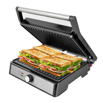 Piatto staccabile BBQ Panini Press Grill Griddle Grill interno senza fumo con touch screen a LED Grill a contatto digitale