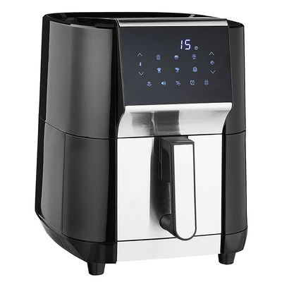 Forno per friggitrice a aria a cucina elettrica senza olio in acciaio inossidabile 5.5L 7L XL Digital 8 Preset Touch Screen