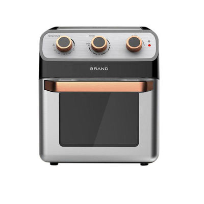 24L 12L Air Fryer Forni Apparecchi da cucina Acciaio inossidabile Elettrico Retro Vetro di grande capacità