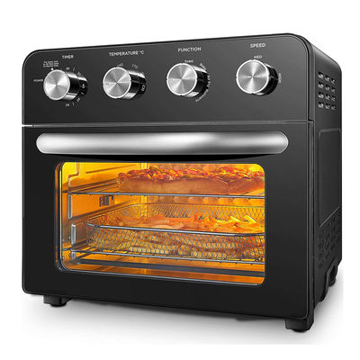 24L 12L Air Fryer Forni Apparecchi da cucina Acciaio inossidabile Elettrico Retro Vetro di grande capacità