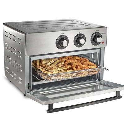 24L 12L Air Fryer Forni Apparecchi da cucina Acciaio inossidabile Elettrico Retro Vetro di grande capacità