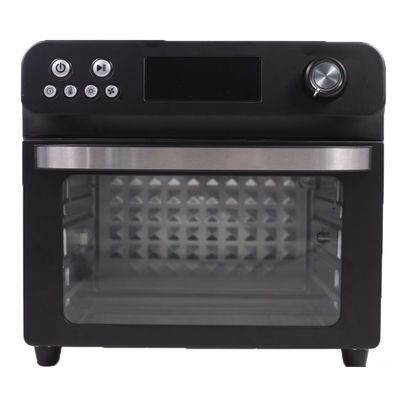 24L 12L Air Fryer Forni Apparecchi da cucina Acciaio inossidabile Elettrico Retro Vetro di grande capacità