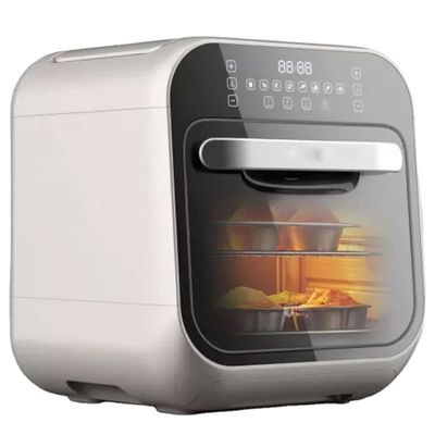 Senza olio 8L 1800W Acciaio inossidabile digitale per uso domestico Touch Screen Air Fryer Steam Smart