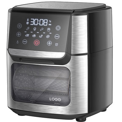 Acciaio inossidabile 1800W Air Fryer 12 L 14L 24L Pannello di controllo digitale