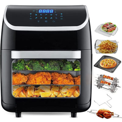 Fornaci a friggitrice a aria digitale da 12L in acciaio inossidabile di qualità alimentare