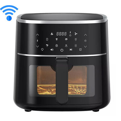 Tuya Wifi elettrico 3.5L 4L 5.5L 6.5L 8L 9L Smart Glass Oil Free Deep Fryer