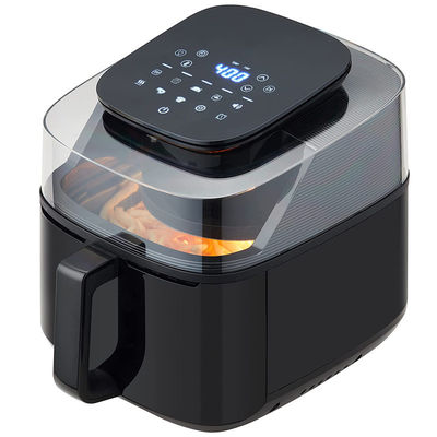 Tuya Wifi elettrico 3.5L 4L 5.5L 6.5L 8L 9L Smart Glass Oil Free Deep Fryer