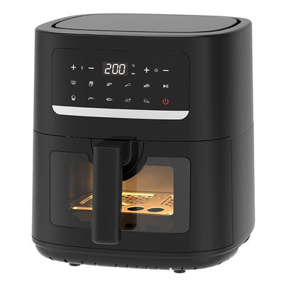 4.5L Dual Air Fryer Con 2 Cesto Vedere Attraverso Vetro Finestrino SYNC Cucina Doppio cassetto