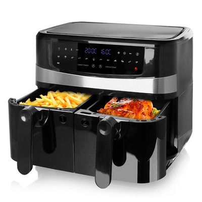 Fritura a doppio paniere senza olio intelligente a doppio aria 9L digitale 2400W