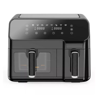 9L Air Fryer 8L Con 2 Cesto / Zona Visible Finestra Smart Digital Control