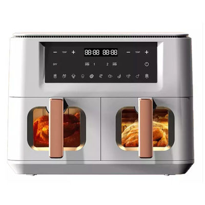 9L Air Fryer 8L Con 2 Cesto / Zona Visible Finestra Smart Digital Control