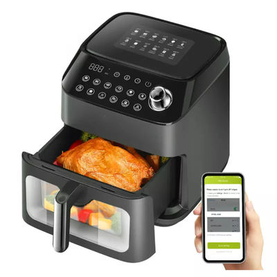 5L 6L 7L 8L Fritura a doppio aria visibile Cucina veloce calda senza olio Wifi intelligente