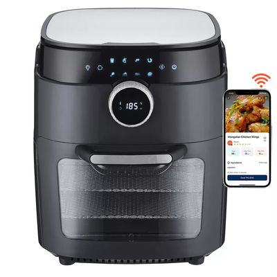 5L 6L 7L 8L Fritura a doppio aria visibile Cucina veloce calda senza olio Wifi intelligente