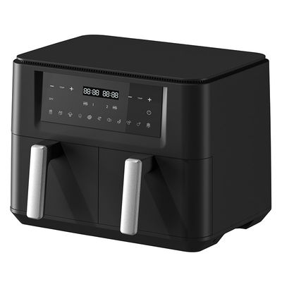 9L 2000W Smart Air Fryer Digital Double Basket con finestra visibile