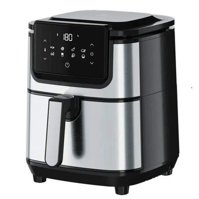 5.5L 6.5L 7L frigorifero a aria Apparecchi di cucina piccoli Forno senza olio Acciaio inossidabile Smart Digital