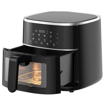 5.5L 6.5L 7L frigorifero a aria Apparecchi di cucina piccoli Forno senza olio Acciaio inossidabile Smart Digital
