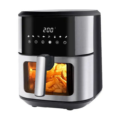 OEM 6L 8L Acciaio inossidabile Digital Air Fryer 1800W