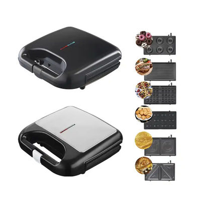 Portatile 6 8 in 1 Non Stick Sandwich Bubble Waffle Maker Home