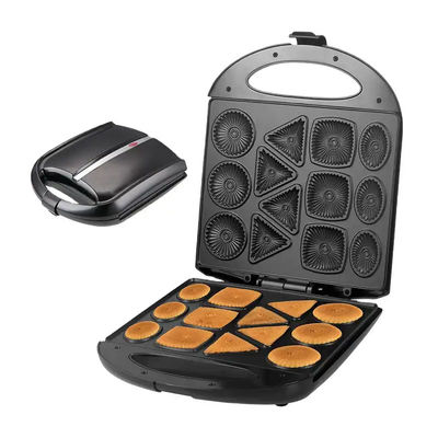 12 pezzi 12 fori Waffle Sandwich Makers Domestico 3 in 1 Multifunzione