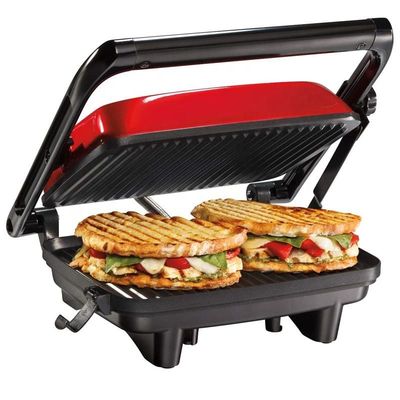 Grill a 2 fette Mini Auto Panini Con Superficie Ultra Non Adesiva