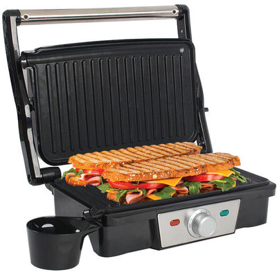 Grill a 2 fette Mini Auto Panini Con Superficie Ultra Non Adesiva