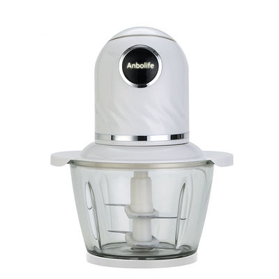 400W Blender Chopper Professionale 2L Acciaio Inossidabile Vetro Macchine elettriche per la macinazione della carne