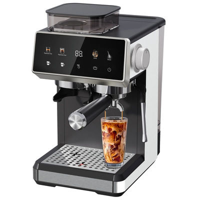 Macchina elettrica per caffè Espresso professionale potente pompa di pressione 15/20 bar macina per latte cappuccino fatta di plastica durevole