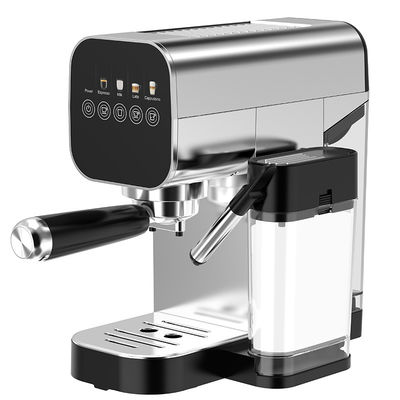 Macchina da caffè espresso semiautomatica con spumatrice manuale per latte cappuccino