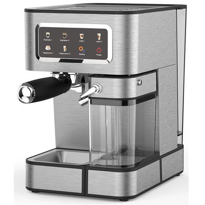 Macchina da caffè espresso semiautomatica con spumatrice manuale per latte cappuccino