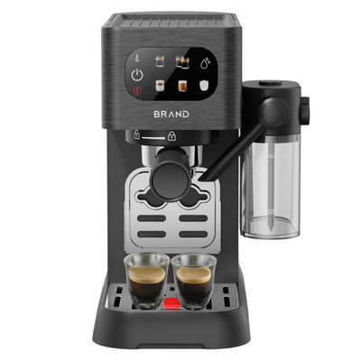 Macchina da caffè espresso semiautomatica con spumatrice manuale per latte cappuccino