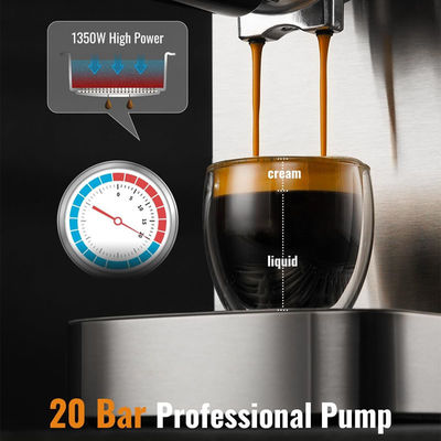 20 Bar Italian Espresso Maker Smart Coffee Makers Cappuccino Macchina per caffè espresso completamente automatica con latte