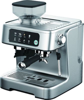 20 Bar Italian Express Espresso Machine Casco in acciaio inossidabile spazzolato