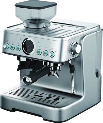 20 Bar Italian Express Espresso Machine Casco in acciaio inossidabile spazzolato