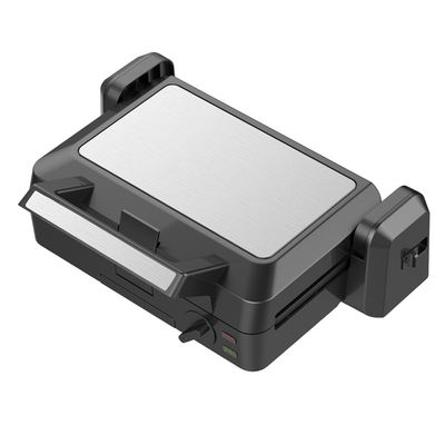 1200W Grill a contatto staccabile 3 piastre 105 180 gradi Temperatura aperta regolabile Manopole elettrico PTFE antiaderente per barbecue domestico