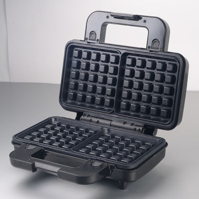 2-Slice Deep Fill Waffle Sandwich Maker Grill BBQ staccabile Rivestimento antiaderente per cucina Cucina Griglie elettriche Griglie
